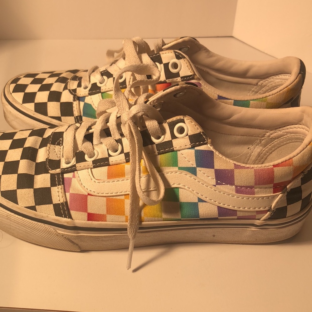 Women’s rare Vans Y2k lace up canvas shoes - Picture 6 of 11